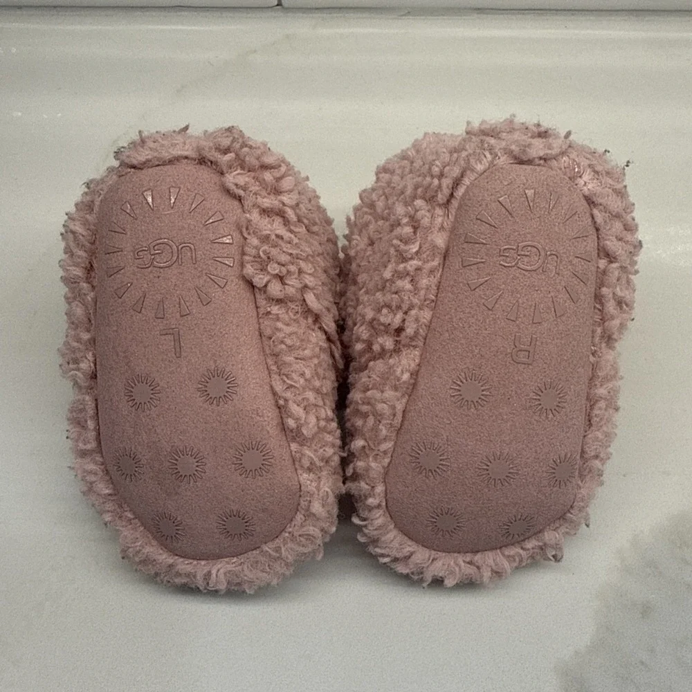 UGG Bixbee Baby & Toddler Pink Booties Size 0/1, 0-6 in, Fast Shipping 11210451